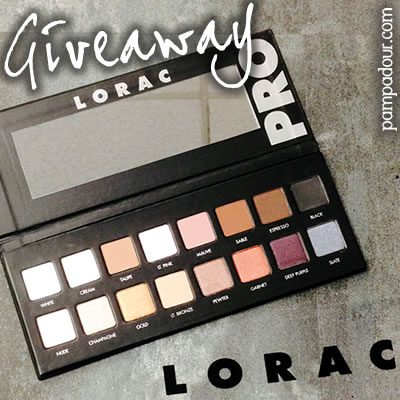 pampadour lorac pro giveaway