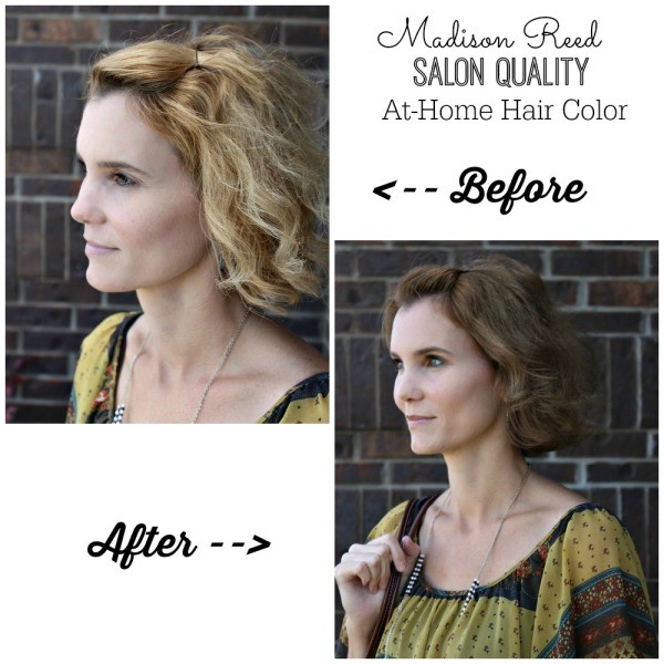 Before and After with Madison Reed Hair Color
