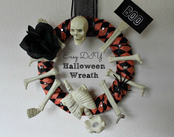 DIY Halloween Wreath 02