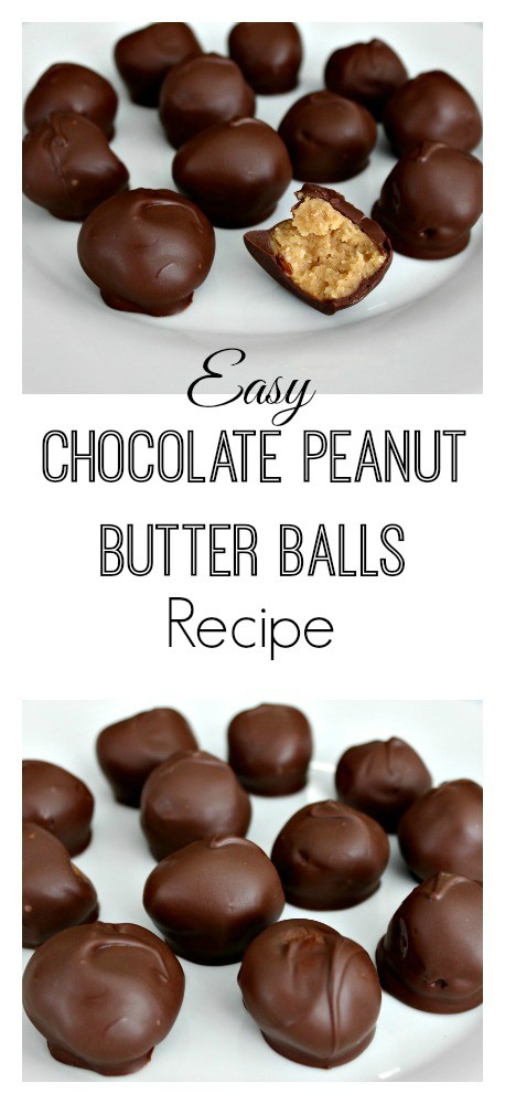 Easy Chocolate Peanut Butter Balls Recipe