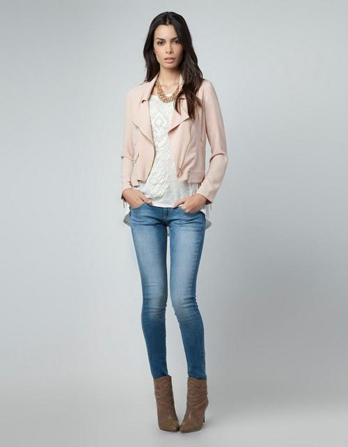 blush jacket outfit ideas