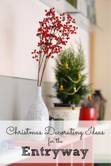Christmas Decorating Ideas for the entryway