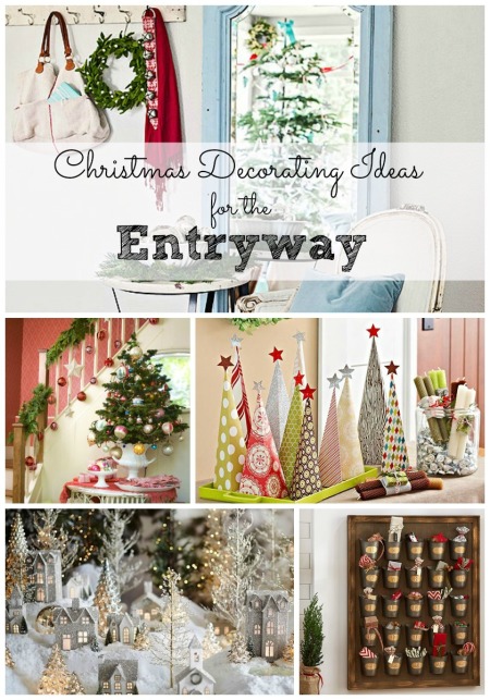 christmas decorating ideas entryway