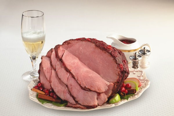 Double Glazed Champagne Cranberry Ham Recipe