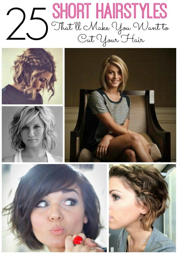 Are you thinking of cutting your hair? Well get ready to chop it because these 25 short hairstyles for women will make you want to cut your hair. Whether you have thick hair, thin hair, a round face or heart-shaped -- you’ll find some hair ideas to try. There’s one picture on here I showed my hairstylist and she was able to recreate it exactly. Click through to see all 25 hair dos.