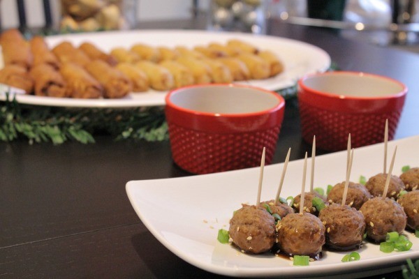 asian inspired holiday appetizer party 10