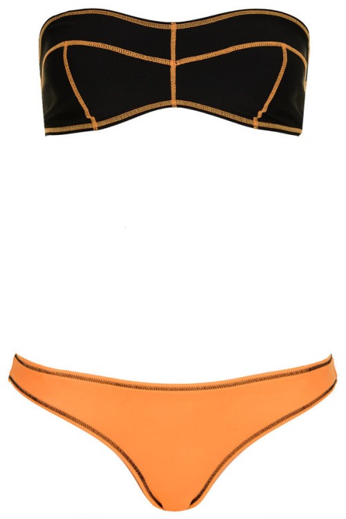 Two toned athleisure bikini