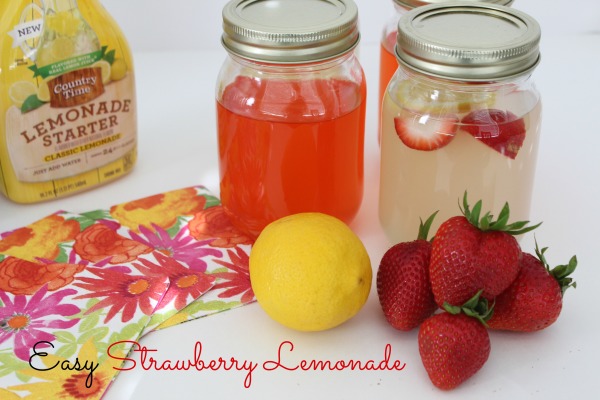 easy strawberry lemonade