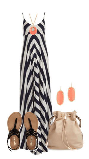 Do you love maxi dress outfits? Here's some outfit inspiration for you featuring the oh so comfortable and versatile maxi dress. The perfect look for spring and summer fashion.