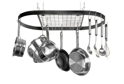 ceiling mounted pot rack