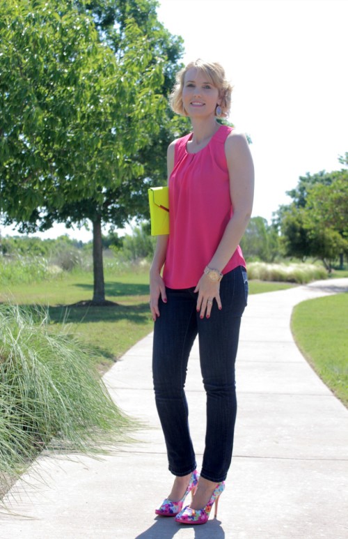 Cute Outfit Ideas of the Week: Floral Heels Outfit