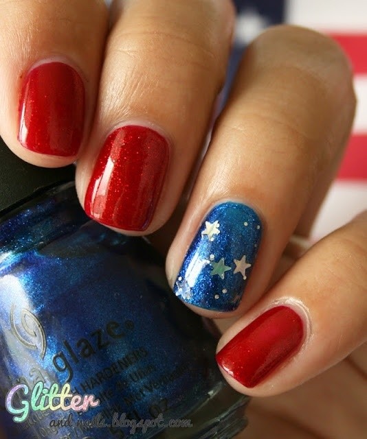 Fourth of July Nails-20