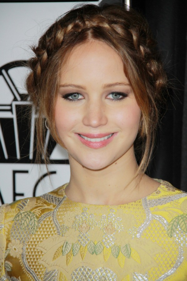 How to do a crown braid - Jennifer Lawrence