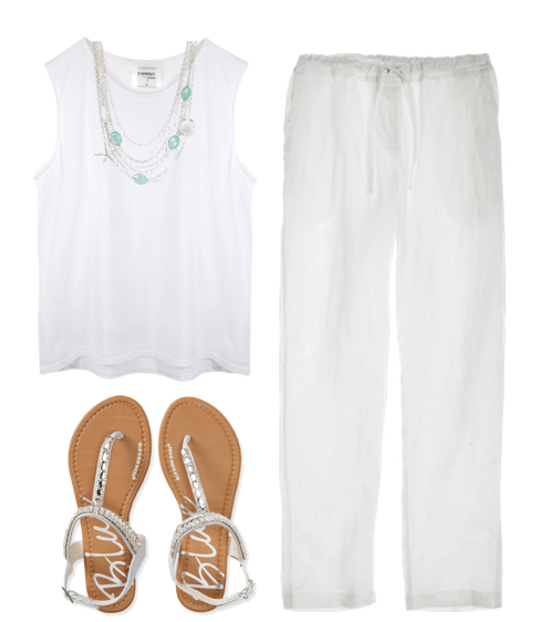 cute white out outfits