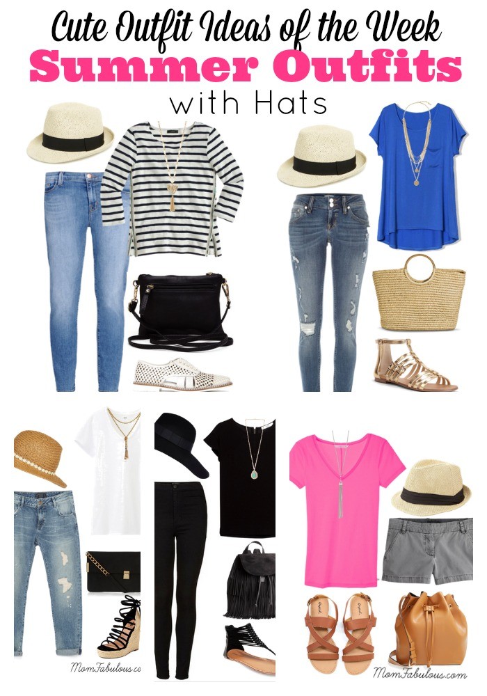 Cute Outfit Ideas of the Week #57 - Summer Outfits with Hats | Mom Fabulous