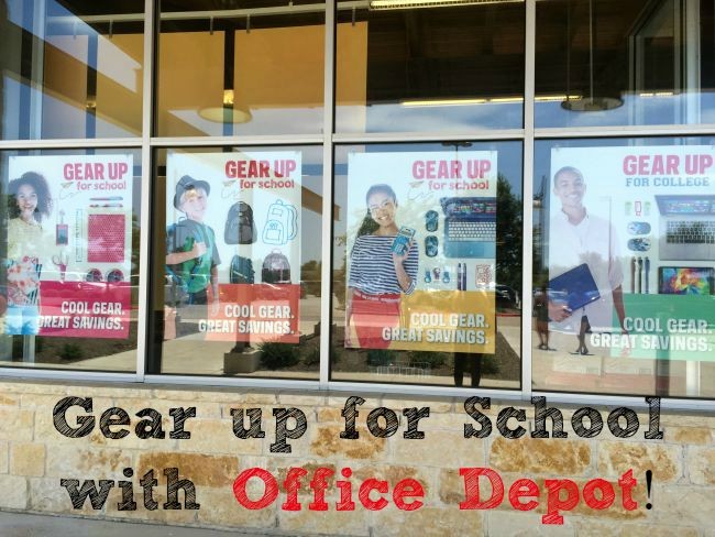 Back to school supplies office depot