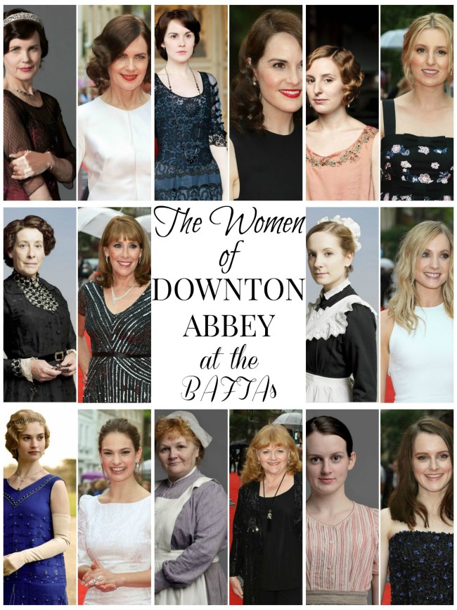 the women of downton abbey baftas