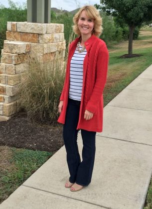 Flare Jeans Outfit Idea | Mom Fabulous