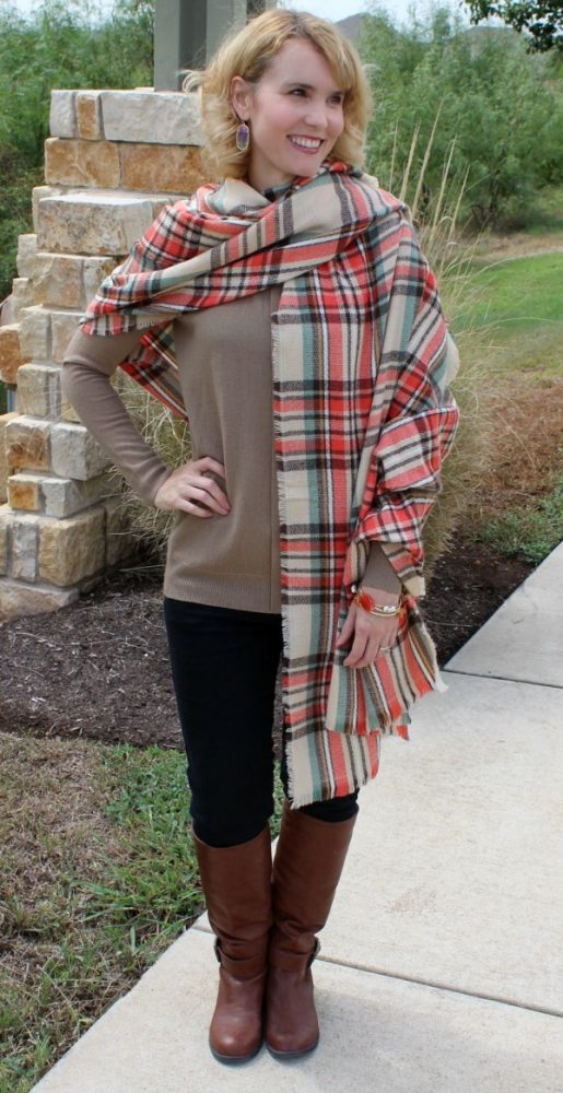 3 Blanket Scarf Outfit Ideas, Plus How to Tie One!