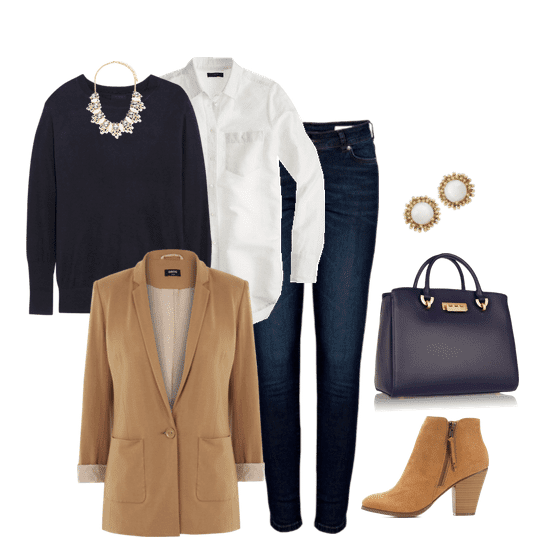 These basic blazer outfit ideas can be a starting point for you to create outfits you love. Take away elements you don't like and add in ones you do!