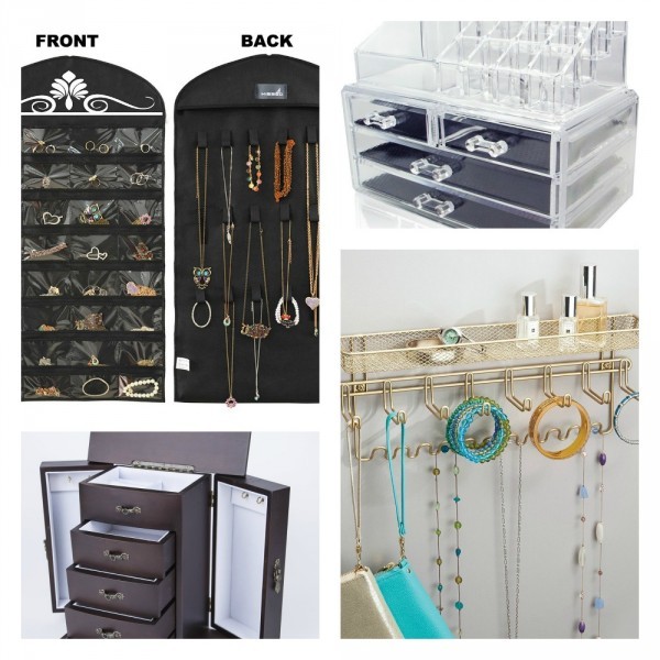 Are you tired of your jewelry and accessories being a constant mess? These 7 jewelry storage ideas will give you some inspiration to get it organized, so you can add those final touches to your outfit in a jiffy!