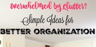 Are you overwhelmed by clutter? Start small by implementing a few ideas at a time. The first tip if one of my favorite ways to decorate and keep our family organized.