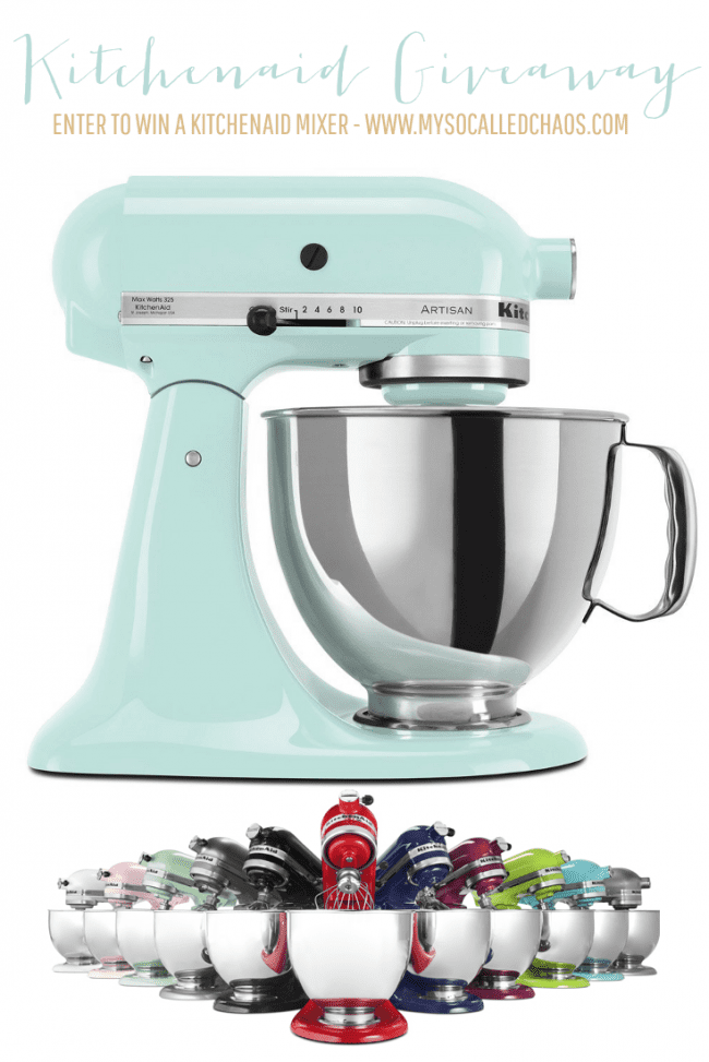 Kitchenaid Mixer Giveaway