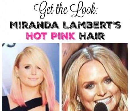 Get the look: Miranda Lambert's Hot Pink Hair. Hear from her stylist himself on how he achieved the pink streaks and both her red carpet and performance styles.