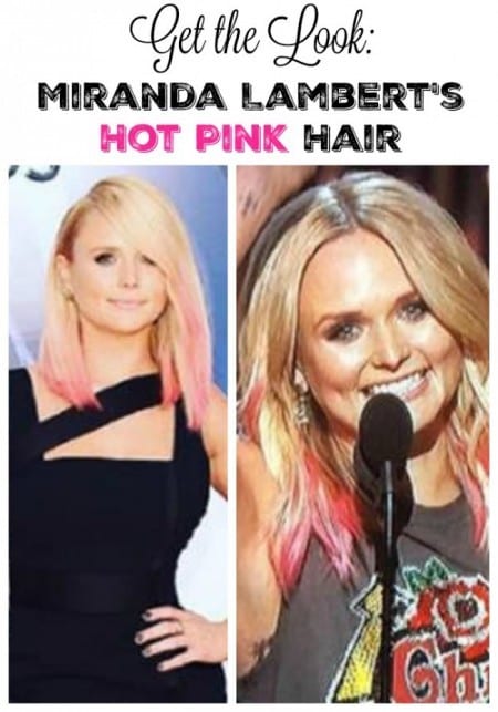 Get the look: Miranda Lambert's Hot Pink Hair. Hear from her stylist himself on how he achieved the pink streaks and both her red carpet and performance styles. 
