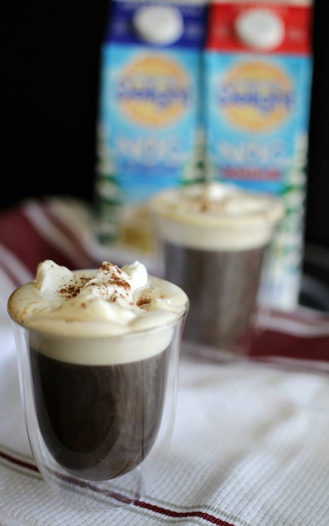 Homemade Egg Nog Whipped cream turns an average cup of coffee or cocoa, into a rich, creamy cup of goodness. It's easy to make with International Delight nogs and keeps in your refrigerator for a few days.