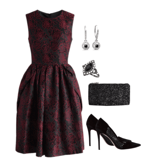 Shop Your Closet: 5 Holiday Party Outfit Ideas With A Little Black Dress -  The Mom Edit