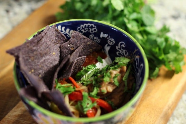 This veggie fajita bowl recipe is easy, healthy, quick to prepare and very filling. It puts a little spin on Taco Tuesday.