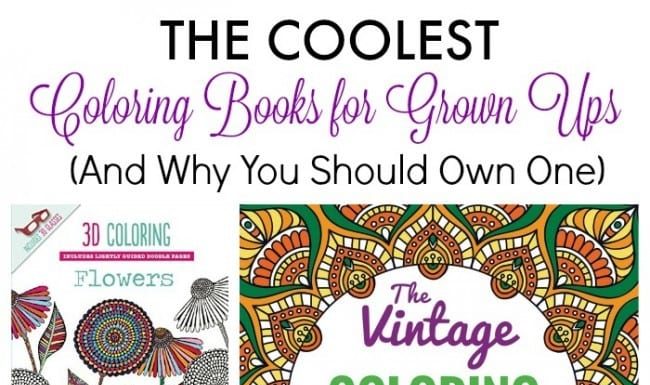 The coolest and best Coloring books for grown ups and why you should own one.