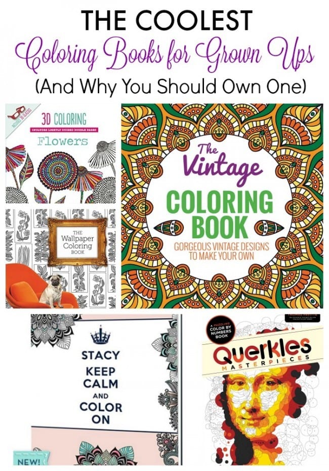 The coolest and best Coloring books for grown ups and why you should own one.