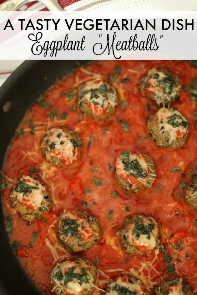 Eggplant meatballs recipe - If you're looking for a delicious main dish for vegetarians, these eggplant meatballs are perfect for everyone. (Even meat eaters!)