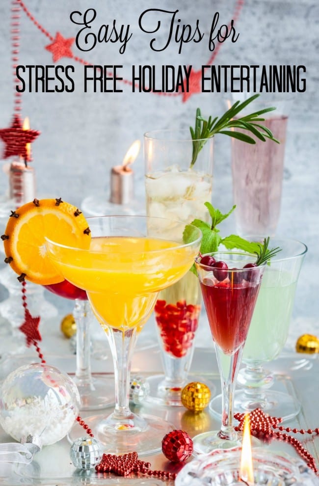 Do the words Holiday Entertaining make you cringe a little (or a lot)? We're all busy moms, so the idea of hosting a party in our homes can at times feel intimidating and overwhelming. Here are a few easy tips, plus 15 Holiday Drink Concoctions to help get your party started.