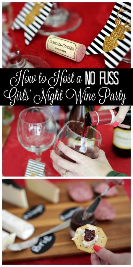 Wine Party Ideas for a no-fuss girls' night.