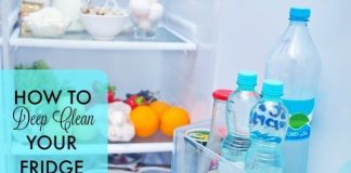 How to deep clean your fridge - Could your fridge use a little TLC? A clean fridge saves you money and time in the end. Here's an easy to follow, step by step guide. I also share how I organize my fridge and freezer for ease in finding things.