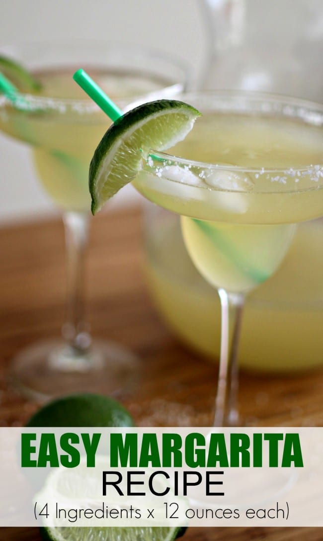 This easy Margarita recipe requires only 4 ingredients and 12 ounces each. We're calling it the 4x12 Margarita! Whether you're celebrating National Margarita Day, Cinco de Mayo or just want a quick and easy Margarita, you will love how easy this is and how absolutely amazing it tastes.
