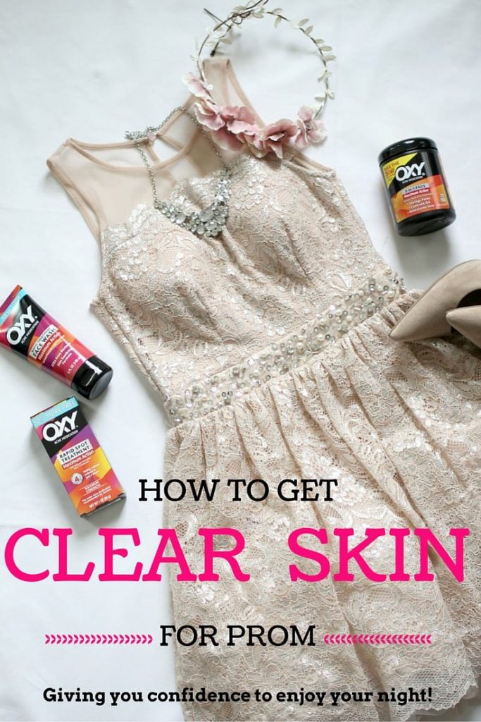 How to get clear skin for prom -- You're searching for the perfect dress or tux, thinking of creative ways to ask your date or planning a fun night with just the girls. Part of that prep includes making sure your skin is looking its best and I have just the product for you! How does 28 days to clearer skin sound? Perfect. Let's get started.