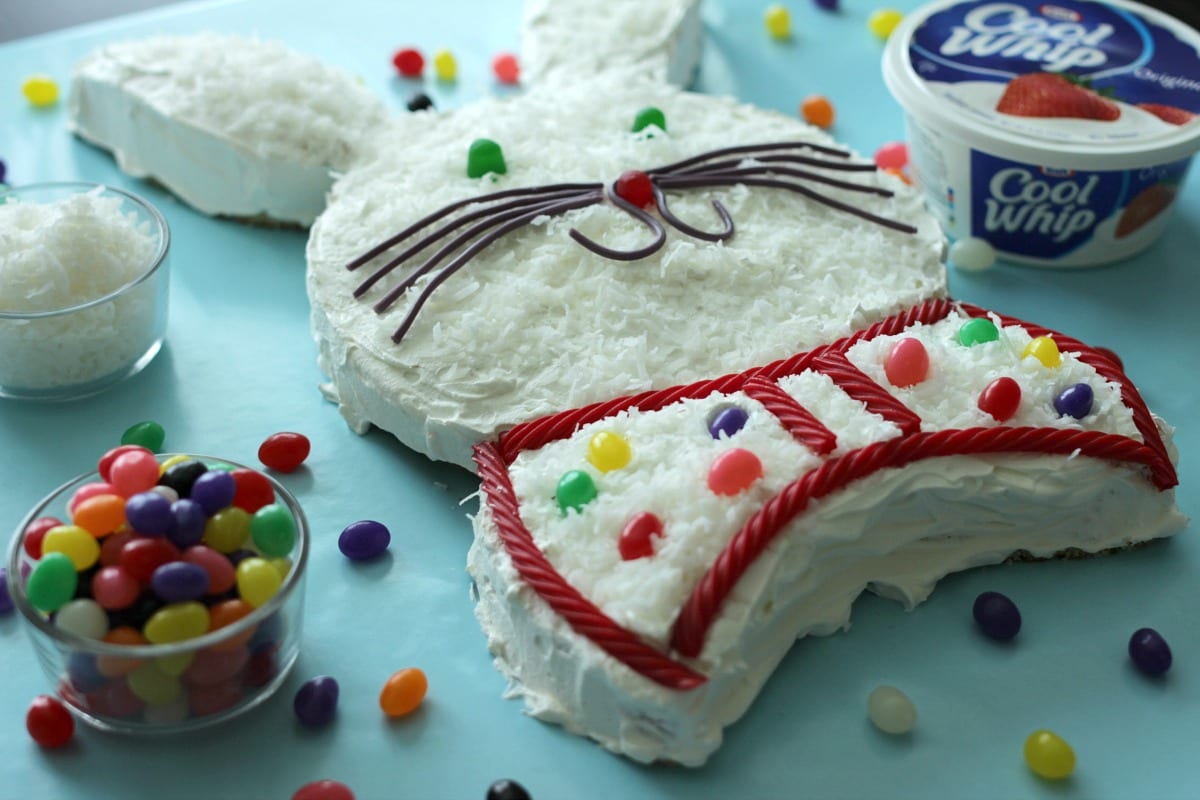 Kraft Easter bunny cake