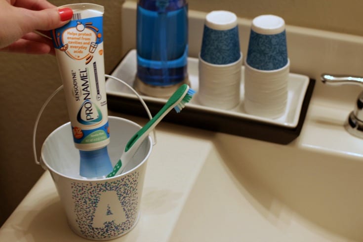 Make your kids love brushing their teeth with this DIY oral healthcare station