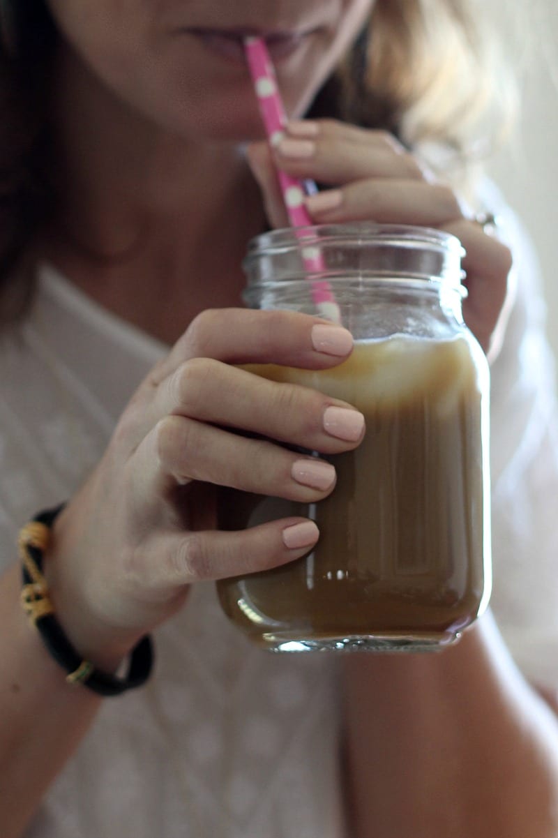 With just a few ingredients and a little time, you can whip up your own iced coffee at home for a fraction of the cost. Plus, add as little or as much ice as you want. (And no one gets sued...)