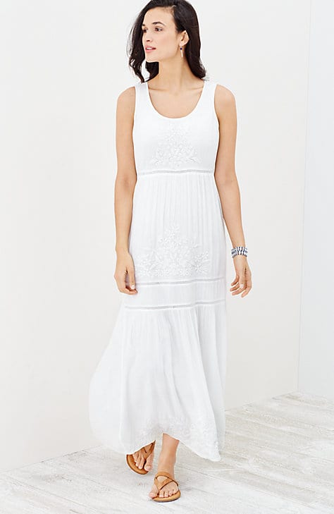 White dress for summer