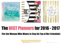 Are you looking for the best planners to help get your life in order? These planners are for 2016 to 2017 and perfect for the busy woman. They're great for moms, students and women just wanting to get a grasp on productivity. Not only are they all functional, they're also pretty!