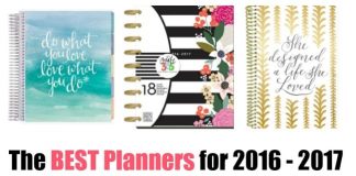 Are you looking for the best planners to help get your life in order? These planners are for 2016 to 2017 and perfect for the busy woman. They're great for moms, students and women just wanting to get a grasp on productivity. Not only are they all functional, they're also pretty!