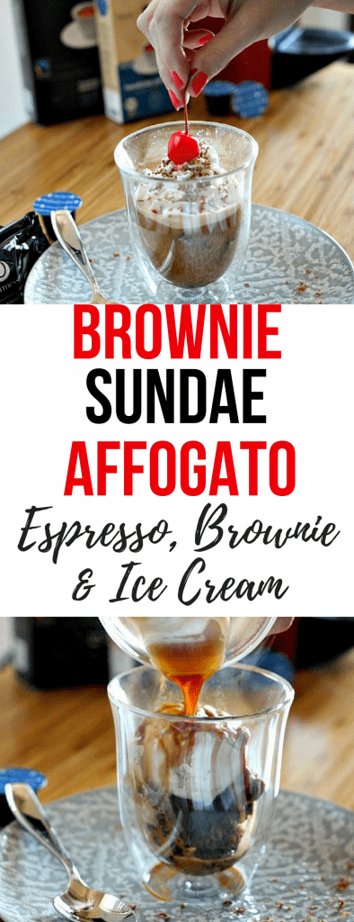 Brownie Sundae Affogato