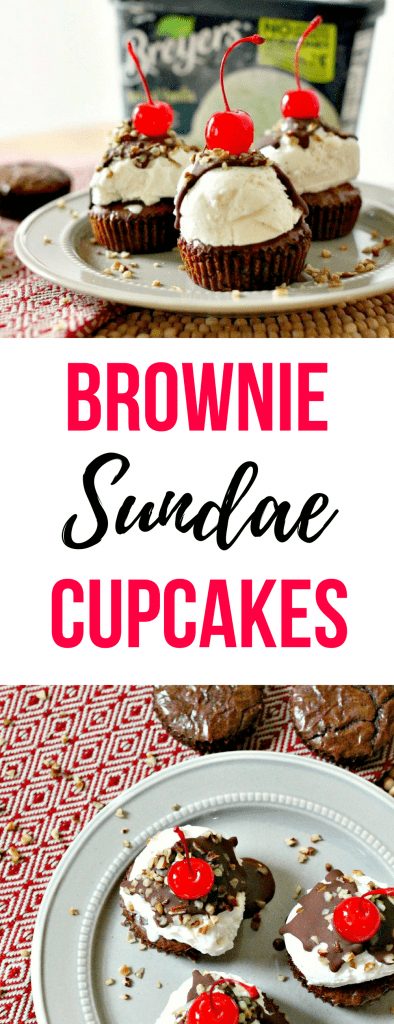 Brownie Sundae Cupcakes