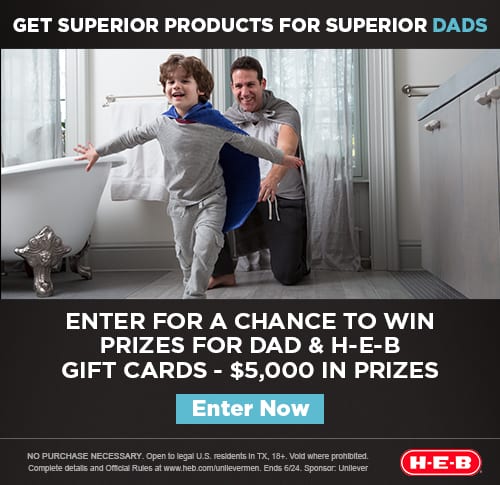 heb fathers day sweepstakes