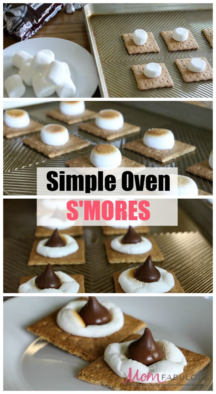 An easy and quick s'mores recipe that can be done indoors. No campfire required! All you need are three ingredients and a few minutes of your time. What's summer without s'mores?!